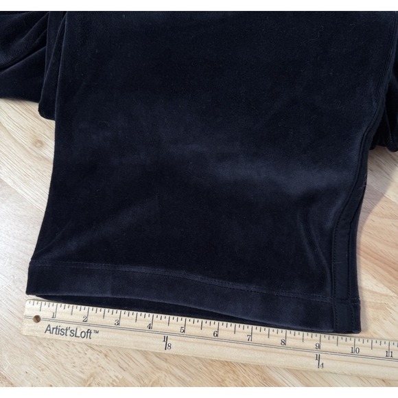 THE KOOPLES Wide Leg Trouser Track Sweat Pant XS Black Velvet Pull On NWT‎ - Picture 12 of 14